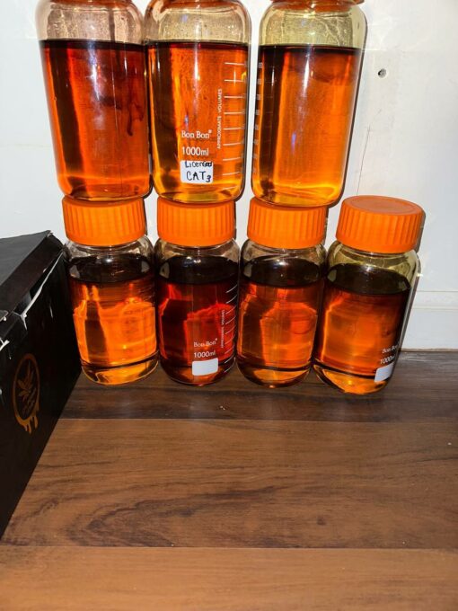 1 litre cannabis distillate — bulk extract for licensed manufacturers